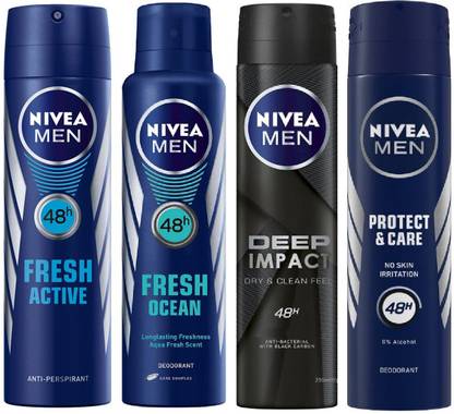 NIVEA Men deorant for men deo deo combo of 4 pc deo for men Body Spray  -  For Men & Women