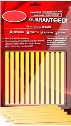 Quinergys VX-44 Sink Sticks Drain Deodorizer Sticks for Odor Unscented Non-Toxic-959 Multi-purpose Plunger