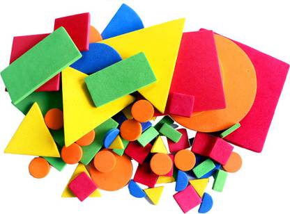 Jodo Gyan Shiksha Aakar Parivar - Five Shapes in Five Colors with Each in a Set of Five Sizes