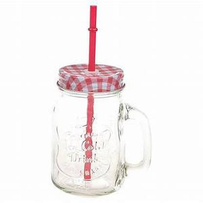 JAY AMBE Extram Mason Jar with Saw Glass Mason Jar