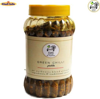 MEGHDOOT Khadi Aahar Green Chilli Pickle Green Chilli Pickle