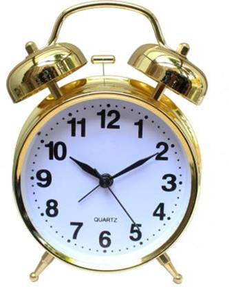 Herry trends Analog Gold Clock