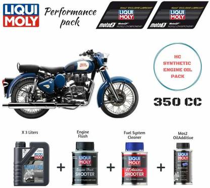 Liqui Moly Performance Pack Combo for Royal Enfield Bikes Performance Pack Combo for Royal Enfield Bikes Synthetic Blend Engine Oil