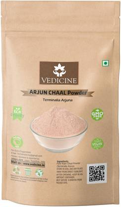 VEDICINE Arjun Chaal Powder 100 grams Arjun Bark Powder TERMINALIA ARJUNA