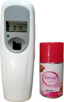sense fresh MISCHIEF Automatic Spray full digital air freshener dispenser with refill 300 ML