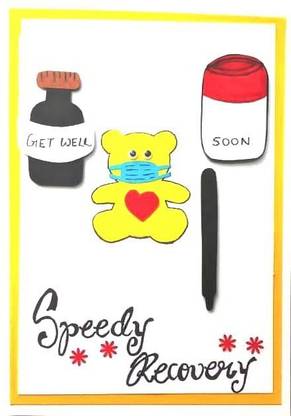 RMantra Speedy Recovery - Get Well Soon Card/ Get Better Greeting Card