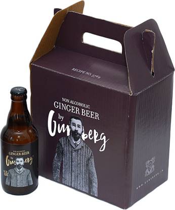 Gunsberg Ginger Beer (Non Alcoholic, Pack of 6)- 325 ml Each