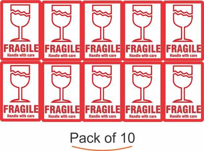 Signkart Fragile Handle With Care Emergency Sign