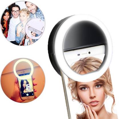 AMUSING LED Selfie Ring Light Led phone light photo Ring selfie light Ring Lamp Ring Flash