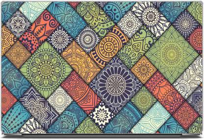 DivineDesigns Mandala Designs Laptop Sticker Vinyl Laptop Skin Compatible for 15.1 inch