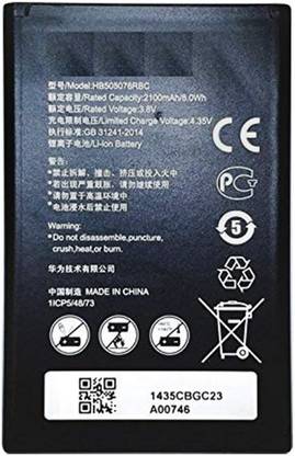 SYSTENE Mobile Battery For  Huawei Ascend Y600 HB505076RBC 2100mAh Y600-U20