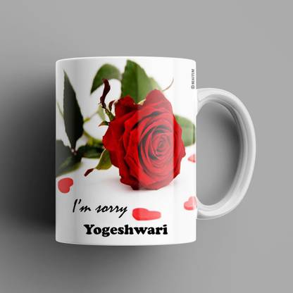 Beautum Yogeshwari I AM SORRY Printed Model No:BYSIMG023505 Ceramic Coffee Mug