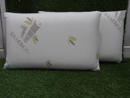 sleepy sheep mf_02 Memory Foam Solid Sleeping Pillow Pack of 2