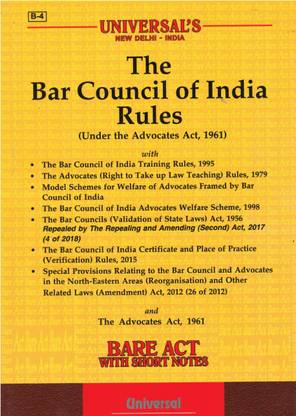 Bar Council Of India Rules