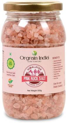 Orgrain India Pink Rock Himalayan Pink Salt