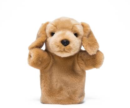 Hamleys Honey Golden Labrador Hand Puppet  - 24 cm