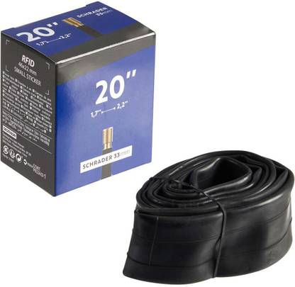Schrodinger 40063 Bicycle Cycle Inner Tube (20 inch) 20" x 1.7" / 2.2" Schrader (AV) 33L Bicycle tube For Bicycle