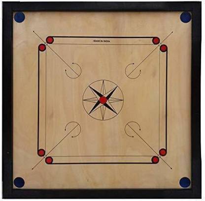 Pikpe Wooden Carrom Board 26x26 Inches(Coins & Striker Not Included) 26 inch Carrom Board (Multicolor) Carrom Board Game