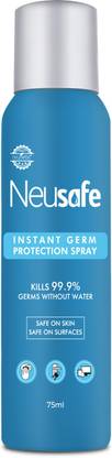 Neusafe Instant germ kill spray - Safe on all Surface Sanitizer Spray Bottle