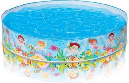 KK CRAFT Fun Swimming Pool-5ft Inflatable Swimming Pool (Blue) Inflatable Swimming Pool