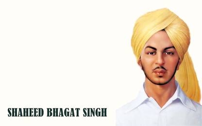 Bhagat Singh Poster For Room M15 Paper Print - Personalities Posters In 