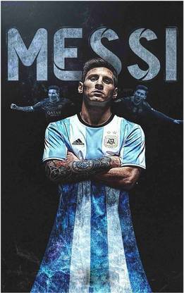 Lionel Messi Poster for Room M35 Paper Print
