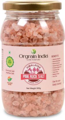 Orgrain India Himalayan Pink Salt Rock Salt
