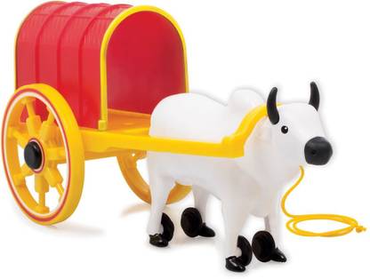 FUNSKOOL BULLOCK CART, PULL ALONG TOY, EDUCATIONAL ,