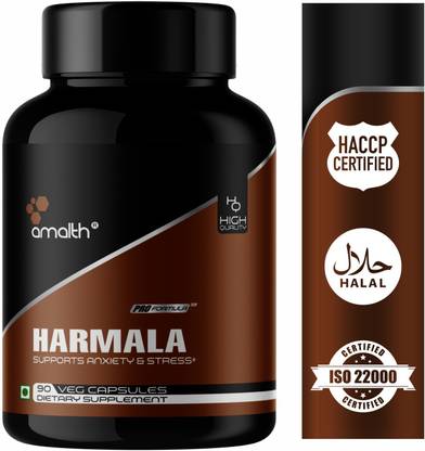 AMALTH Harmal Seed Extract Anxiety Management, Sleeping Capsule 250mg-Set of 1