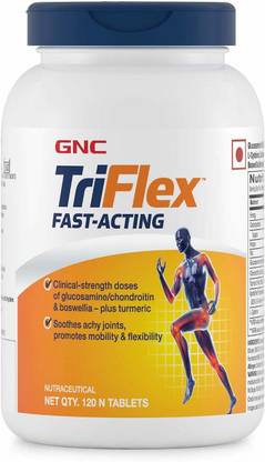 GNC Triflex Fast Acting - Supports Joint Health and Flexibility - 120 tablets
