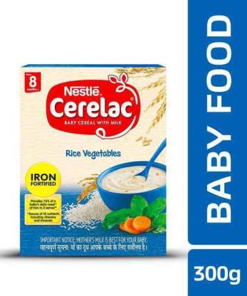 NESTLE Cerelac Rice Vegetable 300g (8-10 Months) Cereal