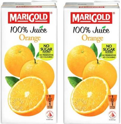 Marigold 100% Orange Juice, No Sugar Added