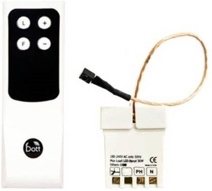 DOTT Diaze Remote Control Switch For 1 Fan 5 Amp One Way Electrical Switch(Pack of 1 Remote And 1 Switch) 5 A One Way Electrical Switch