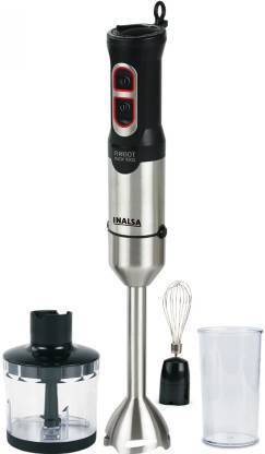 Inalsa 1000 W Black, Silver Hand Blender, Chopper