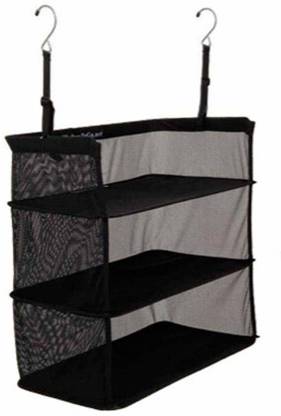 Radhe 3 Layers Portable Travel Storage Rack Holder Packable Hanging Travel Shelves & Packing Cube Organizer-Standard Size Regular Organizer