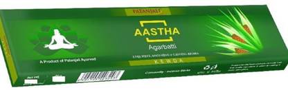 PATANJALI AASTHA Luxury Premium Kewda Agarbatti/Incense Sticks (Pack of 12, 120 pieces) Kewda