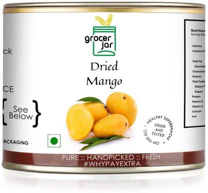 GROCERJAR Pure Handpicked Natural Dried Mango Mango