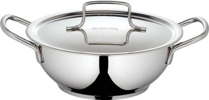 BOROSIL CookFresh Kadhai 22 cm diameter with Lid 2.3 L capacity