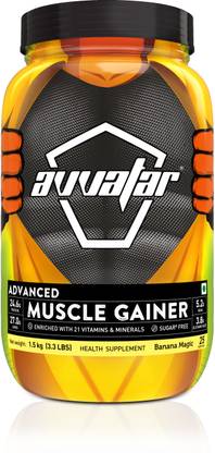 Avvatar Muscle Gainer Weight Gainers/Mass Gainers