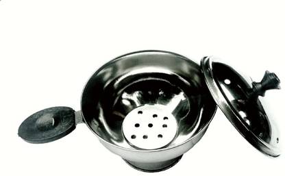 BNP Chiratta Puttu Maker Stainless Steel with Brass Nozzle (Use with Pressure Cooker) Stainless Steel Steamer