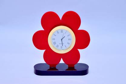 Winz Awards Analog Red Clock