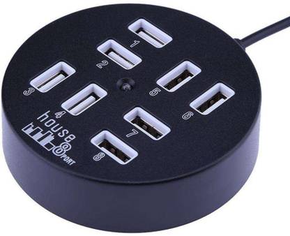 House Of Sensation 8 Port USB 2.0 Hub With LED AK A1 8 Port USB 2.0 Hub With LED AK A1 USB Hub