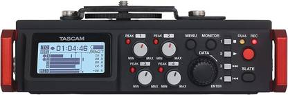 Tascam DR-701D 4-Channel / 6-Track Multitrack Field Recorder with Onboard Omni Microphones NA Voice Recorder