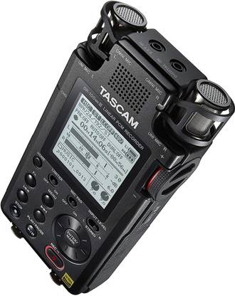 Tascam DR-100mkIII 2-Input / 2-Track Portable Audio Recorder with Onboard 4-Mic Array NA Voice Recorder