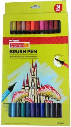 कैमलिन कोकुयो Brush Pens - (24 Shades)