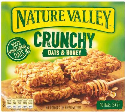 Nature Valley Crunchy Oats & Honey Cereal Bars Box