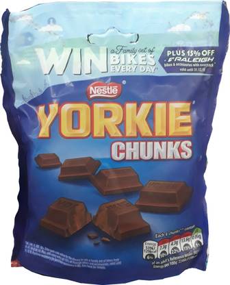 NESTLE Yorkie Chunks Chocolate Sharing Pouch Truffles