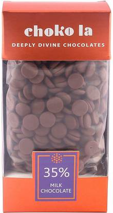 Choko La 35% Bite Size Milk Chocolate Chocochip Calets Backing Mix Choco Chip Chocolate Bars Fudges