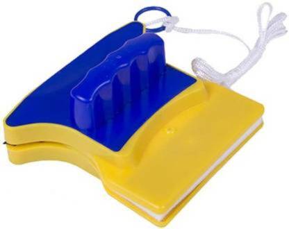 mahavir Eco products Double-Sided Magnetic Glass Wiper Cleaner Cleaning Tools,Outside Window Cleaner Magnetic Glass Wiper Surface Cleaning Tool for High-Rise Single Glazed Windows with 3-8mm Thickness Wipes (Multicolor)