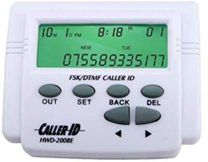 STEPPING Caller Id Box + Cable Mobile Phone Adjustable LCD Display Corded Landline Phone